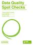 Data Quality Spot Checks. Thanet District Council Audit 2008/09 October 2009