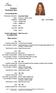 Europass Curriculum Vitae