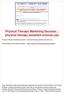 Physical Therapy Marketing Success :: physical therapy assistant schools usa
