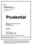 Prudential. This outline is provided by the broker, Aon Risk Services Northeast, Inc.