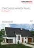 STANDING SEAM ROOF PANEL ELEGANT