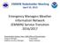 Emergency Managers Weather Information Network (EMWIN) Service Transition 2016/2017