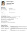 Valeria Leggieri Curriculum Vitae