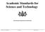 Academic Standards for Science and Technology. Pennsylvania Department of Education