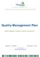 Quality Management Plan