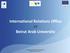 International Relations Office at Beirut Arab University