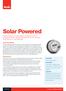 Solar Powered CUSTOMER. PosiGen Solar Solutions CHALLENGE