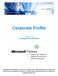 Corporate Profile. Prepared By Leading Point Software