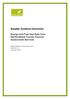 Supplier Guidance Document. Energy and Fuel Use Data from Hertfordshire County Council Outsourced Services