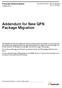 Addendum for New QFN Package Migration