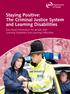 Staying Positive: The Criminal Justice System and Learning Disabilities
