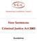 S G C Sentencing Guidelines Council New Sentences: Criminal Justice Act 2003 Guideline
