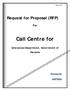 Page 1 of 43. Request for Proposal (RFP) For. Call Centre for. Grievances Department, Government of Haryana