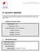 5 th ACTIVITY REPORT I. GENERAL PROJECT DATA REPORTING PHASE