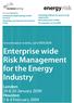 Enterprise wide Risk Management for the Energy Industry