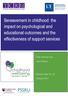 Bereavement in childhood: the impact on psychological and educational outcomes and the effectiveness of support services Research Brief