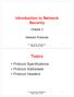 Introduction to Network Security. Topics
