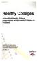 An audit of Healthy School programmes working with Colleges in England