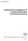 IAEA-TECDOC-1232. Assuring the competence of nuclear power plant contractor personnel