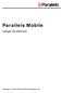 Parallels Mobile. Usage Guidelines. Copyright 1999-2009 Parallels Holdings, Ltd.