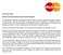 MasterCard Canada Interchange Incentive Programs