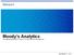 Moody s Analytics. Strengthening Moody s Position in Financial Risk Management