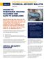 MAGNETIC RESONANCE IMAGING HAZARDS AND SAFETY GUIDELINES CRITICAL MRI SAFETY EDUCATION STRATEGIC OUTCOMES PRACTICE TECHNICAL ADVISORY BULLETIN