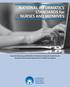 NATIONAL INFORMATICS STANDARDS for NURSES AND MIDWIVES
