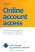 Online account access
