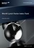 Merrill Lynch Factor Index Fund