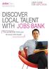 DISCOVER LOCAL TALENT WITH JOBS BANK