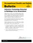 Occupational Health and Safety. Bulletin. Asbestos Containing Materials in Buildings to be Demolished