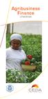 Agribusiness Finance. checklist