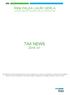 RSM PALEA LAURI GERLA Associazione professionale di Studio Palea, Studio L4C, Studio Gerla Associati TAX NEWS 2016-01