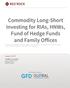 Commodity Long-Short Investing for RIAs, HNWs, Fund of Hedge Funds and Family Offices