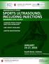 SPORTS ULTRASOUND; INCLUDING INJECTIONS