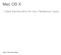Mac OS X. A Brief Introduction for New Radiance Users. Andrew McNeil & Giulio Antonutto