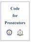 Code for Prosecutors