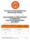 THE SOUTH AFRICAN HERITAGE RESOURCES AGENCY MANAGEMENT OF PERFORMANCE INFORMATION POLICY AND PROCEDURES DOCUMENT