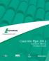 Concrete Pipe 2012. Southern Alberta Product Guide