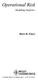 Operational Risk. Modeling Analytics. Harry H. Panjer A JOHN WILEY & SONS, INC., PUBLICATION