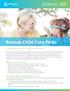 Backup Child Care FAQs
