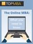 The Online MBA: What you need to know