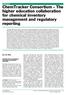 ChemTracker Consortium The higher education collaboration for chemical inventory management and regulatory reporting