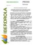 PRESS. Release IBERDROLA S AGM APPROVES CHAIRMAN GALAN S MANAGEMENT OF THE COMPANY WITH MORE THAN 80% OF THE VOTES ANNUAL GENERAL MEETING 2014