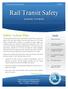 US Department of Transportation Fall 2008. Rail Transit Safety. Quarterly Newsletter