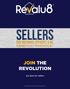JOIN THE REVOLUTION. our plan for sellers. ReValu8 Limited ABN: 94 166 624 915