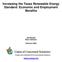 Increasing the Texas Renewable Energy Standard: Economic and Employment Benefits