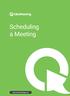 Scheduling a Meeting. Scheduling a Meeting. www.clickmeeting.com