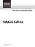 Financial Accounting & Reporting (FIN) Module outline
